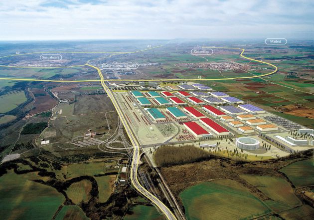 Imagen del proyecto Puerta Centro Ciudad del Transporte donde se ubicarán esas instalaciones de Inditex. Imagen del proyecto Puerta Centro Ciudad del Transporte donde se ubicarán esas instalaciones de Inditex.