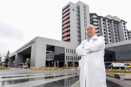 El coordinador Regional de Trasplantes en el Hospital de León El coordinador Regional de Trasplantes en el Hospital de León