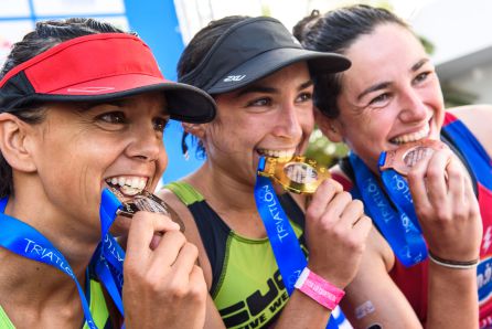 Dapena y Noguera campeones de España de triatlón de larga distancia Dapena y Noguera campeones de España de triatlón de larga distancia