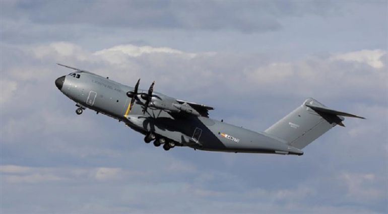 El segundo avión A400M para el Ejército del Aire realiza su primer vuelo El segundo avión A400M para el Ejército del Aire realiza su primer vuelo