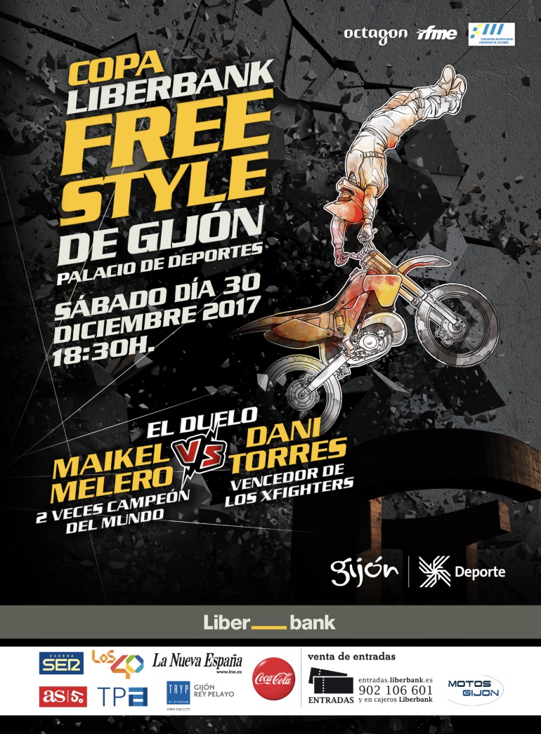 Cartel de la Copa Liberbank Free Style de Gijón Cartel de la Copa Liberbank Free Style de Gijón