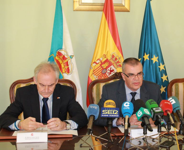 Santiago Villanueva (centro), delegado del Gobierno en Galicia Santiago Villanueva (centro), delegado del Gobierno en Galicia