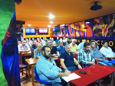 Los representantes de las peñas están en contra de la postura del club Los representantes de las peñas están en contra de la postura del club