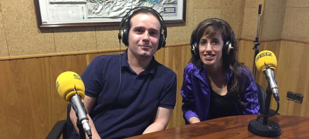Daniel Sánchez y Beatriz Hernández en el estudio de SER Cuenca. Daniel Sánchez y Beatriz Hernández en el estudio de SER Cuenca.