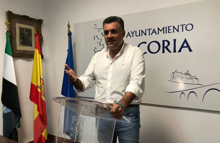 El alcalde de Coria Jose Manuel García Ballesteros El alcalde de Coria Jose Manuel García Ballesteros