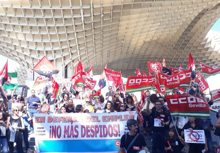 Trabajadores de Qualytel concentrados por sus puestos de trabajo Trabajadores de Qualytel concentrados por sus puestos de trabajo