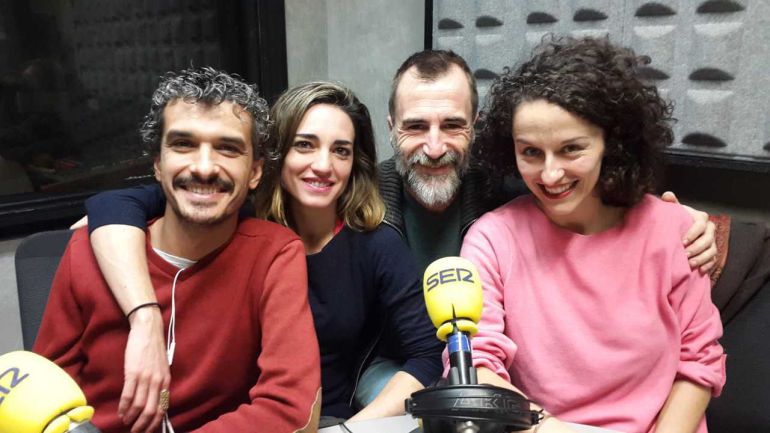 De izquierda a derecha: Pablo Rodríguez, Nahia Láiz, Alfonso Mendichuguía y María San Miguel De izquierda a derecha: Pablo Rodríguez, Nahia Láiz, Alfonso Mendichuguía y María San Miguel