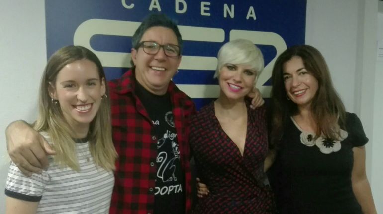 Inés Vila, Raúl Navareño, Pasión Vega y Marta González Novo a la salida de su entrevista en Hoy por Hoy Madrid Inés Vila, Raúl Navareño, Pasión Vega y Marta González Novo a la salida de su entrevista en Hoy por Hoy Madrid