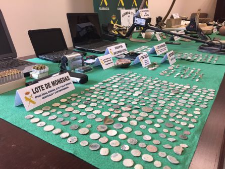 Una mínima parte de las 748 piezas arqueológicas recuperadas en Jaén Una mínima parte de las 748 piezas arqueológicas recuperadas en Jaén