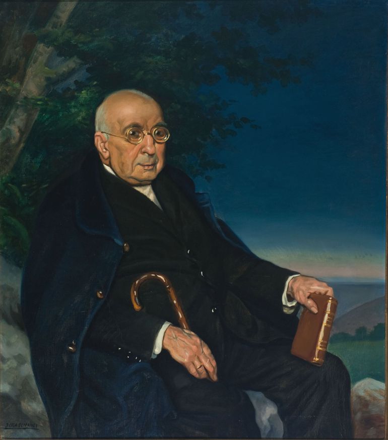 Retrato de Arturo Campión, obra del pintor Javier Ciga Retrato de Arturo Campión, obra del pintor Javier Ciga