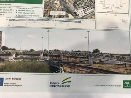 Proyecto de la pasarela ciclopeatonal entre Mairena del Aljarafe y el parque industrial PISA Proyecto de la pasarela ciclopeatonal entre Mairena del Aljarafe y el parque industrial PISA