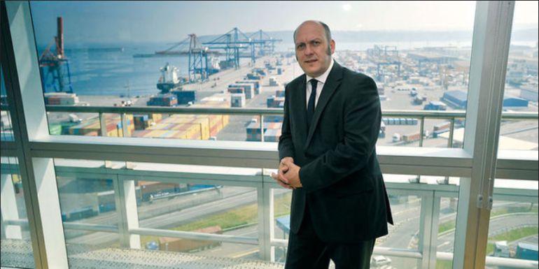 Asier Atutxa, presidente de la Autoridad Portuaria de Bilbao, ha presentado en la nueva terminal de cruceros de Getxo el Plan Estratñegico 2018-2022 Asier Atutxa, presidente de la Autoridad Portuaria de Bilbao, ha presentado en la nueva terminal de cruceros de Getxo el Plan Estratñegico 2018-2022