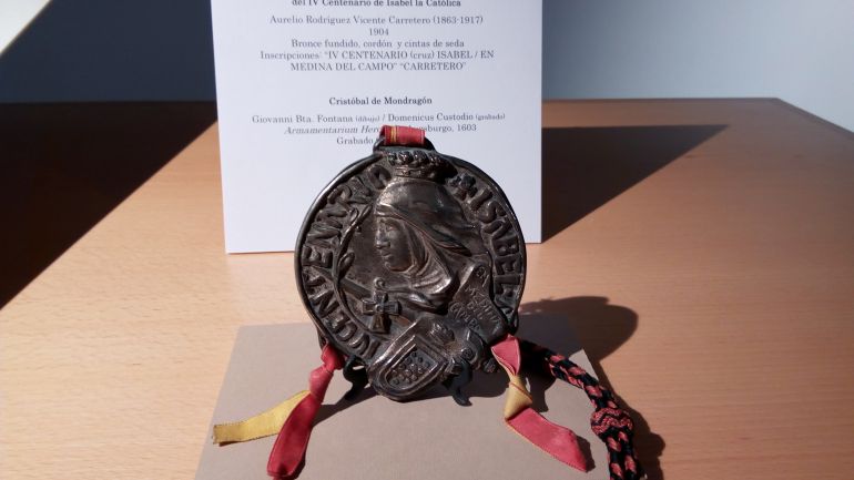 Una medalla de Isabel la Católica, obra destacada del Museo de las Ferias Una medalla de Isabel la Católica, obra destacada del Museo de las Ferias