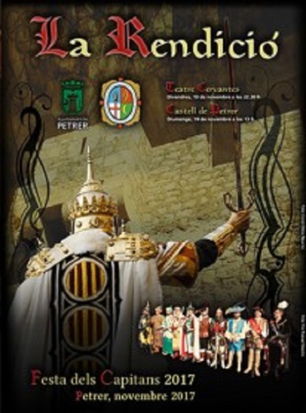 La primera parte de La Rendición se representará este viernes a las 22:30 h en el Teatro Cervantes de Petrer La primera parte de La Rendición se representará este viernes a las 22:30 h en el Teatro Cervantes de Petrer