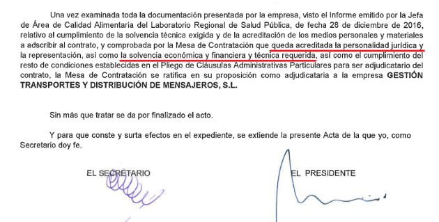 La Cámara de Cuentas detecta irregularidades en la adjudicación del contrato de recogida de muestras de los laboratorios madrileños: Sanidad adjudicó "incorrectamente" la recogida de muestras de sus laboratorios La Cámara de Cuentas detecta irregularidades en la adjudicación del contrato de recogida de muestras de los laboratorios madrileños: Sanidad adjudicó "incorrectamente" la recogida de muestras de sus laboratorios