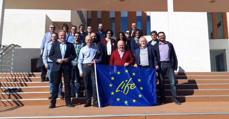 Los investigadores del Proyecto Deseacrop posan tras la primera reunión de grupo. Los investigadores del Proyecto Deseacrop posan tras la primera reunión de grupo.