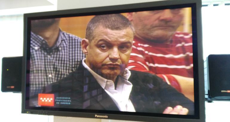 Miguel Ángel Flores en una imagen del juicio Miguel Ángel Flores en una imagen del juicio