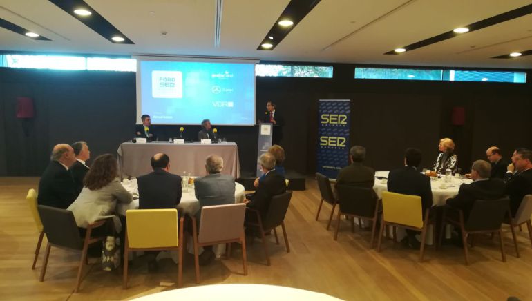 Alfonso Sánchez Tabernero, rector de la Universidad de Navarra, invitado en el Foro SER Navarra Alfonso Sánchez Tabernero, rector de la Universidad de Navarra, invitado en el Foro SER Navarra