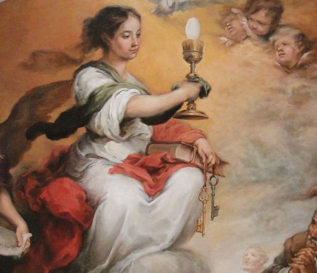 Réplica de 'El triunfo de la Eucaristía' Réplica de 'El triunfo de la Eucaristía'
