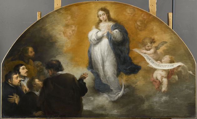 Réplica de 'La Inmaculada concepción y el pueblo sevillano' Réplica de 'La Inmaculada concepción y el pueblo sevillano'