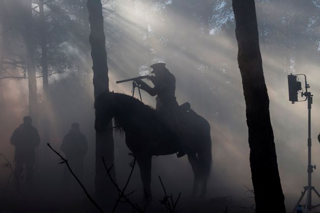 El actor Aitor Luna, durante el rodaje de la película "Sordo". El actor Aitor Luna, durante el rodaje de la película "Sordo".