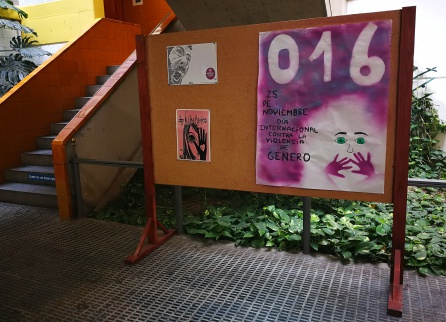 Este cartel da la bienvenida a quienes entran en el Instituto Francisco Martín Miranda, de La Cuesta, en Tenerife. Este cartel da la bienvenida a quienes entran en el Instituto Francisco Martín Miranda, de La Cuesta, en Tenerife.