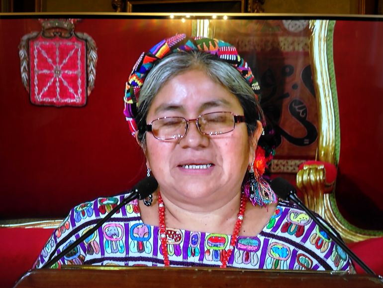María Canil, delegada de La Vía Campesina en Centroamérica. María Canil, delegada de La Vía Campesina en Centroamérica.