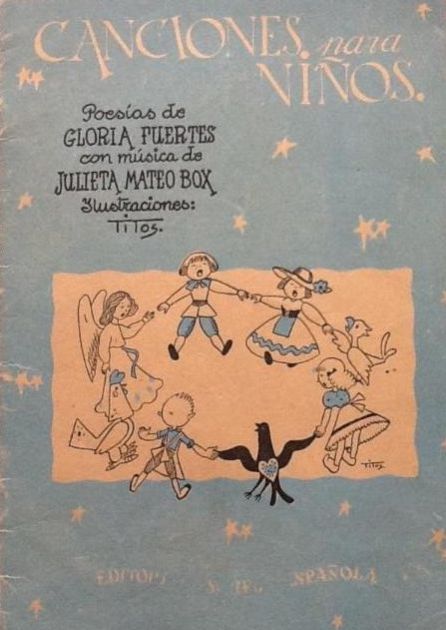 Portada de 'Canciones para niños'. Portada de 'Canciones para niños'.