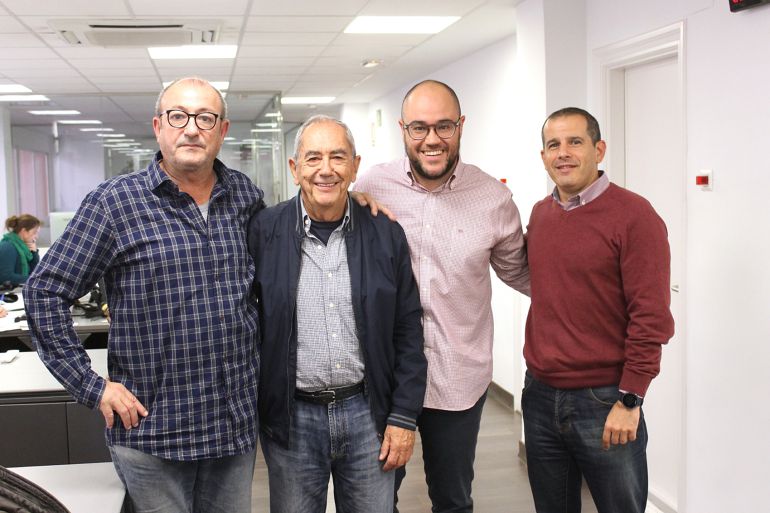 Pepe Soto, Cecilio Nieto, Miguel Ángel Bango y Carlos Arcaya Pepe Soto, Cecilio Nieto, Miguel Ángel Bango y Carlos Arcaya