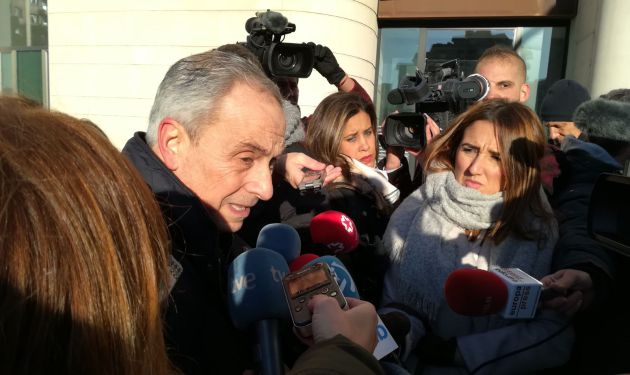 Carlos Bacaicoa, abogado de la víctima, esta mañana Carlos Bacaicoa, abogado de la víctima, esta mañana