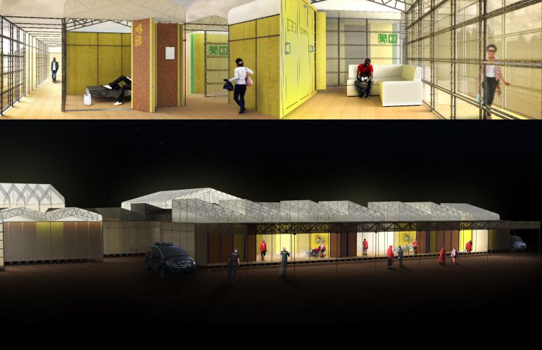 INMIGRACIÓN MÁLAGA: Alumnos de arquitectura diseñan varios proyectos para levantar un centro de acogida en el puerto INMIGRACIÓN MÁLAGA: Alumnos de arquitectura diseñan varios proyectos para levantar un centro de acogida en el puerto