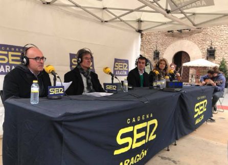 Emisión de Hoy por Hoy Aragón desde la plaza de San Juan de Teruel Emisión de Hoy por Hoy Aragón desde la plaza de San Juan de Teruel