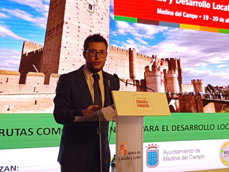 El concejal de turismo, José María Magro, en una de las presentaciones de INTUR El concejal de turismo, José María Magro, en una de las presentaciones de INTUR