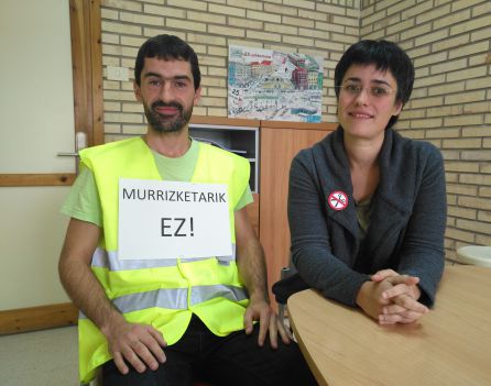 Asier Urrutia eta Amagoia Escudero irakasleak Asier Urrutia eta Amagoia Escudero irakasleak
