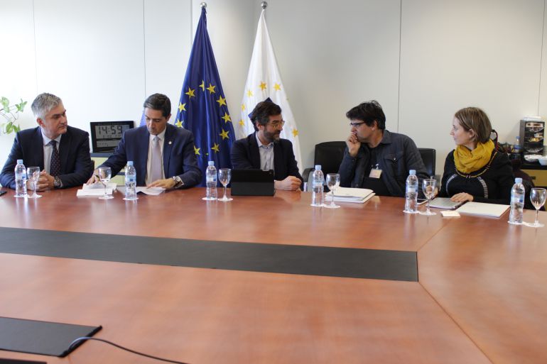 Reunión de Albiol y Pavón en la EUIPO Reunión de Albiol y Pavón en la EUIPO