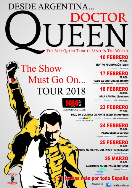 Doctor Queen de gira por Galicia en 2018: Doctor Queen, ¿tributo o realidad? Doctor Queen de gira por Galicia en 2018: Doctor Queen, ¿tributo o realidad?