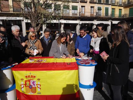 ACto de Nuevas Generaciones del PP de Segovia con motivo de los 39 años de la Carta Magna. ACto de Nuevas Generaciones del PP de Segovia con motivo de los 39 años de la Carta Magna.