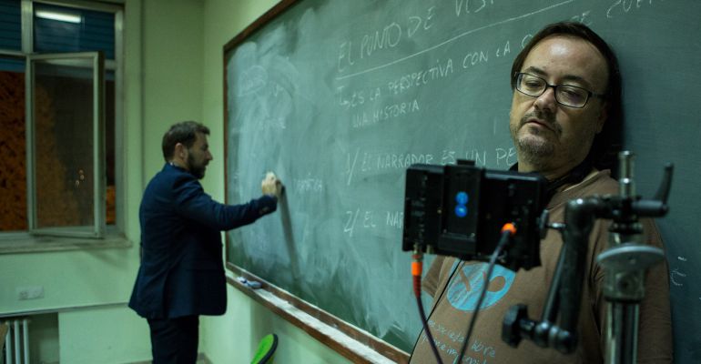 Martín Cuenca durante el rodaje de 'El autor' Martín Cuenca durante el rodaje de 'El autor'