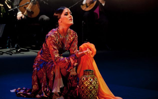La bailaora granadina Patricia Guerrero en uno de sus espectáculos La bailaora granadina Patricia Guerrero en uno de sus espectáculos