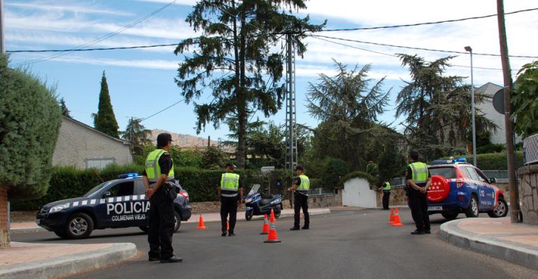 Un control de la Policía Local de Colmenar Viejo Un control de la Policía Local de Colmenar Viejo
