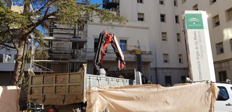 Obras en el edificio de gobierno del Virgen de las Nieves Obras en el edificio de gobierno del Virgen de las Nieves