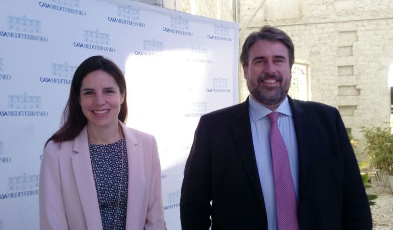 Paz Guzmán y Alberto Barragán, en Casa Mediterréneo Paz Guzmán y Alberto Barragán, en Casa Mediterréneo