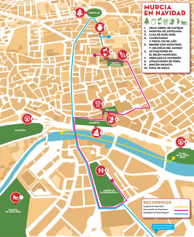 CABALGATA MURCIA: Horarios y recorrido de la Cabalgata de Reyes Magos en Murcia CABALGATA MURCIA: Horarios y recorrido de la Cabalgata de Reyes Magos en Murcia
