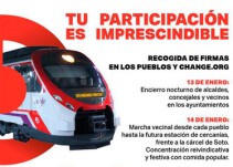 Tres municipios de la zona norte se suman a la recogida de firmas para reclamar el Cercanías