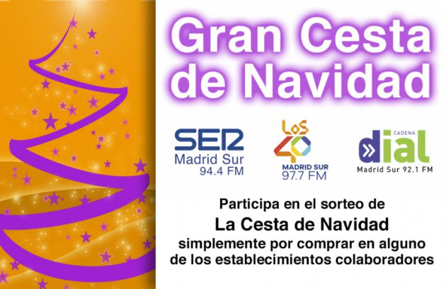 Cerca de 1.000 € en premios en la Cesta de Navidad de SER Madrid Sur Cerca de 1.000 € en premios en la Cesta de Navidad de SER Madrid Sur