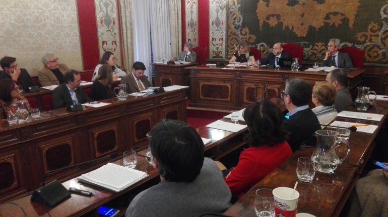 Imagen del pleno celebrado este viernes en el Ayuntamiento de Alicante Imagen del pleno celebrado este viernes en el Ayuntamiento de Alicante