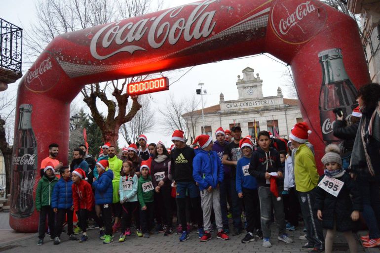 Participantes en la carrera de Navidad de Campaspero el pasado año Participantes en la carrera de Navidad de Campaspero el pasado año