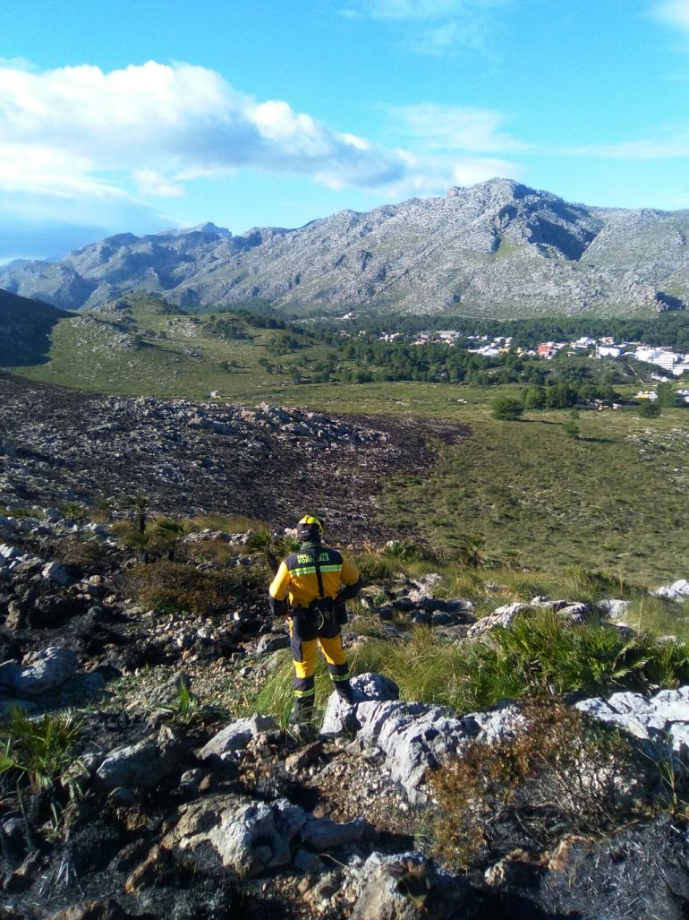 Extinguido el incendio de Pollença Extinguido el incendio de Pollença