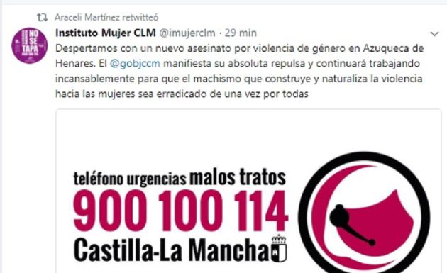 Asesinada una mujer por su pareja en Azuqueca delante de tres menores Asesinada una mujer por su pareja en Azuqueca delante de tres menores
