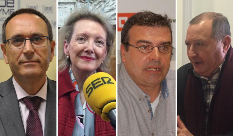 De izquierda a derecha: Abraham Sarrión, Carmen Barambio, Pedro Lucas y Silvestre Valero De izquierda a derecha: Abraham Sarrión, Carmen Barambio, Pedro Lucas y Silvestre Valero